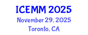 International Conference on Economy, Management and Marketing (ICEMM) November 29, 2025 - Toronto, Canada