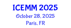 International Conference on Economy, Management and Marketing (ICEMM) October 28, 2025 - Paris, France