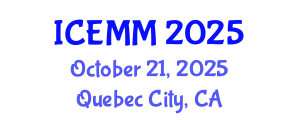 International Conference on Economy, Management and Marketing (ICEMM) October 21, 2025 - Quebec City, Canada