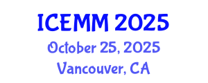 International Conference on Economy, Management and Marketing (ICEMM) October 25, 2025 - Vancouver, Canada