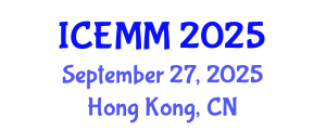 International Conference on Economy, Management and Marketing (ICEMM) September 27, 2025 - Hong Kong, China