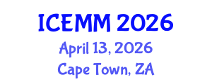 International Conference on Economy, Management and Marketing (ICEMM) April 13, 2026 - Cape Town, South Africa International Conference on Economy, Management and Marketing (ICEMM) April 13, 2026 - Cape Town, South Africa