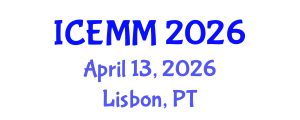 International Conference on Economy, Management and Marketing (ICEMM) April 13, 2026 - Lisbon, Portugal International Conference on Economy, Management and Marketing (ICEMM) April 13, 2026 - Lisbon, Portugal