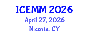 International Conference on Economy, Management and Marketing (ICEMM) April 27, 2026 - Nicosia, Cyprus International Conference on Economy, Management and Marketing (ICEMM) April 27, 2026 - Nicosia, Cyprus