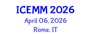 International Conference on Economy, Management and Marketing (ICEMM) April 06, 2026 - Rome, Italy International Conference on Economy, Management and Marketing (ICEMM) April 06, 2026 - Rome, Italy