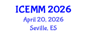 International Conference on Economy, Management and Marketing (ICEMM) April 20, 2026 - Seville, Spain International Conference on Economy, Management and Marketing (ICEMM) April 20, 2026 - Seville, Spain