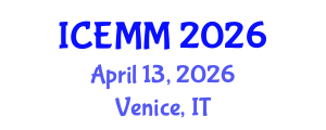 International Conference on Economy, Management and Marketing (ICEMM) April 13, 2026 - Venice, Italy International Conference on Economy, Management and Marketing (ICEMM) April 13, 2026 - Venice, Italy