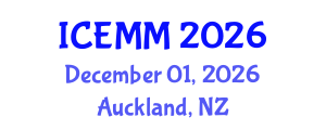 International Conference on Economy, Management and Marketing (ICEMM) December 01, 2026 - Auckland, New Zealand International Conference on Economy, Management and Marketing (ICEMM) December 01, 2026 - Auckland, New Zealand