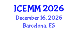 International Conference on Economy, Management and Marketing (ICEMM) December 16, 2026 - Barcelona, Spain International Conference on Economy, Management and Marketing (ICEMM) December 16, 2026 - Barcelona, Spain