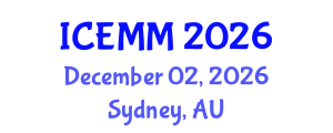 International Conference on Economy, Management and Marketing (ICEMM) December 02, 2026 - Sydney, Australia International Conference on Economy, Management and Marketing (ICEMM) December 02, 2026 - Sydney, Australia
