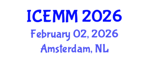 International Conference on Economy, Management and Marketing (ICEMM) February 02, 2026 - Amsterdam, Netherlands International Conference on Economy, Management and Marketing (ICEMM) February 02, 2026 - Amsterdam, Netherlands