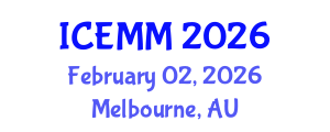 International Conference on Economy, Management and Marketing (ICEMM) February 02, 2026 - Melbourne, Australia International Conference on Economy, Management and Marketing (ICEMM) February 02, 2026 - Melbourne, Australia