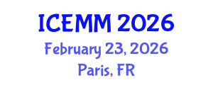 International Conference on Economy, Management and Marketing (ICEMM) February 23, 2026 - Paris, France International Conference on Economy, Management and Marketing (ICEMM) February 23, 2026 - Paris, France