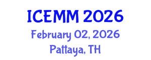 International Conference on Economy, Management and Marketing (ICEMM) February 02, 2026 - Pattaya, Thailand International Conference on Economy, Management and Marketing (ICEMM) February 02, 2026 - Pattaya, Thailand