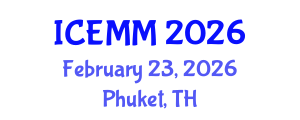 International Conference on Economy, Management and Marketing (ICEMM) February 23, 2026 - Phuket, Thailand International Conference on Economy, Management and Marketing (ICEMM) February 23, 2026 - Phuket, Thailand
