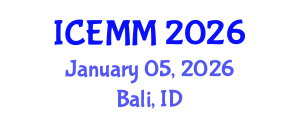 International Conference on Economy, Management and Marketing (ICEMM) January 05, 2026 - Bali, Indonesia International Conference on Economy, Management and Marketing (ICEMM) January 05, 2026 - Bali, Indonesia