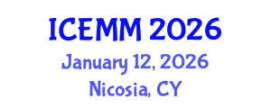 International Conference on Economy, Management and Marketing (ICEMM) January 12, 2026 - Nicosia, Cyprus International Conference on Economy, Management and Marketing (ICEMM) January 12, 2026 - Nicosia, Cyprus