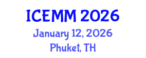 International Conference on Economy, Management and Marketing (ICEMM) January 12, 2026 - Phuket, Thailand International Conference on Economy, Management and Marketing (ICEMM) January 12, 2026 - Phuket, Thailand