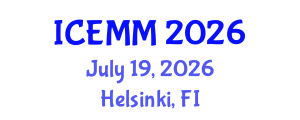 International Conference on Economy, Management and Marketing (ICEMM) July 19, 2026 - Helsinki, Finland International Conference on Economy, Management and Marketing (ICEMM) July 19, 2026 - Helsinki, Finland