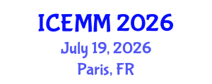 International Conference on Economy, Management and Marketing (ICEMM) July 19, 2026 - Paris, France International Conference on Economy, Management and Marketing (ICEMM) July 19, 2026 - Paris, France