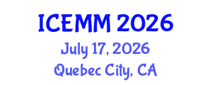 International Conference on Economy, Management and Marketing (ICEMM) July 17, 2026 - Quebec City, Canada International Conference on Economy, Management and Marketing (ICEMM) July 17, 2026 - Quebec City, Canada