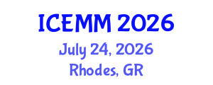 International Conference on Economy, Management and Marketing (ICEMM) July 24, 2026 - Rhodes, Greece International Conference on Economy, Management and Marketing (ICEMM) July 24, 2026 - Rhodes, Greece