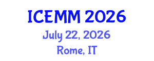 International Conference on Economy, Management and Marketing (ICEMM) July 22, 2026 - Rome, Italy International Conference on Economy, Management and Marketing (ICEMM) July 22, 2026 - Rome, Italy