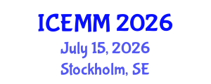 International Conference on Economy, Management and Marketing (ICEMM) July 15, 2026 - Stockholm, Sweden International Conference on Economy, Management and Marketing (ICEMM) July 15, 2026 - Stockholm, Sweden
