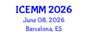 International Conference on Economy, Management and Marketing (ICEMM) June 08, 2026 - Barcelona, Spain International Conference on Economy, Management and Marketing (ICEMM) June 08, 2026 - Barcelona, Spain
