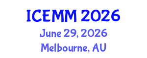 International Conference on Economy, Management and Marketing (ICEMM) June 29, 2026 - Melbourne, Australia International Conference on Economy, Management and Marketing (ICEMM) June 29, 2026 - Melbourne, Australia