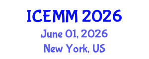International Conference on Economy, Management and Marketing (ICEMM) June 01, 2026 - New York, United States International Conference on Economy, Management and Marketing (ICEMM) June 01, 2026 - New York, United States