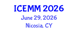 International Conference on Economy, Management and Marketing (ICEMM) June 29, 2026 - Nicosia, Cyprus International Conference on Economy, Management and Marketing (ICEMM) June 29, 2026 - Nicosia, Cyprus