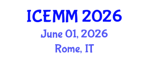 International Conference on Economy, Management and Marketing (ICEMM) June 01, 2026 - Rome, Italy International Conference on Economy, Management and Marketing (ICEMM) June 01, 2026 - Rome, Italy