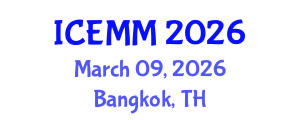 International Conference on Economy, Management and Marketing (ICEMM) March 09, 2026 - Bangkok, Thailand International Conference on Economy, Management and Marketing (ICEMM) March 09, 2026 - Bangkok, Thailand