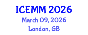 International Conference on Economy, Management and Marketing (ICEMM) March 09, 2026 - London, United Kingdom International Conference on Economy, Management and Marketing (ICEMM) March 09, 2026 - London, United Kingdom