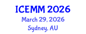 International Conference on Economy, Management and Marketing (ICEMM) March 29, 2026 - Sydney, Australia