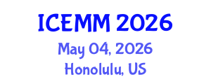 International Conference on Economy, Management and Marketing (ICEMM) May 04, 2026 - Honolulu, United States International Conference on Economy, Management and Marketing (ICEMM) May 04, 2026 - Honolulu, United States