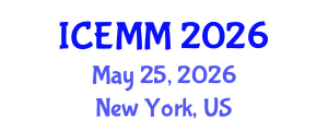 International Conference on Economy, Management and Marketing (ICEMM) May 25, 2026 - New York, United States International Conference on Economy, Management and Marketing (ICEMM) May 25, 2026 - New York, United States