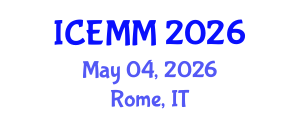 International Conference on Economy, Management and Marketing (ICEMM) May 04, 2026 - Rome, Italy International Conference on Economy, Management and Marketing (ICEMM) May 04, 2026 - Rome, Italy