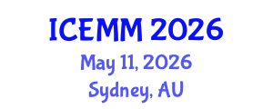 International Conference on Economy, Management and Marketing (ICEMM) May 11, 2026 - Sydney, Australia International Conference on Economy, Management and Marketing (ICEMM) May 11, 2026 - Sydney, Australia