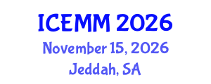 International Conference on Economy, Management and Marketing (ICEMM) November 15, 2026 - Jeddah, Saudi Arabia