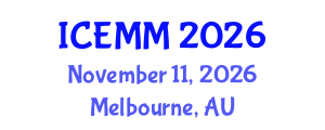 International Conference on Economy, Management and Marketing (ICEMM) November 11, 2026 - Melbourne, Australia International Conference on Economy, Management and Marketing (ICEMM) November 11, 2026 - Melbourne, Australia