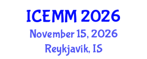 International Conference on Economy, Management and Marketing (ICEMM) November 15, 2026 - Reykjavik, Iceland International Conference on Economy, Management and Marketing (ICEMM) November 15, 2026 - Reykjavik, Iceland