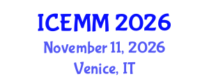 International Conference on Economy, Management and Marketing (ICEMM) November 11, 2026 - Venice, Italy International Conference on Economy, Management and Marketing (ICEMM) November 11, 2026 - Venice, Italy