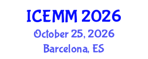 International Conference on Economy, Management and Marketing (ICEMM) October 25, 2026 - Barcelona, Spain International Conference on Economy, Management and Marketing (ICEMM) October 25, 2026 - Barcelona, Spain