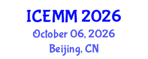 International Conference on Economy, Management and Marketing (ICEMM) October 06, 2026 - Beijing, China International Conference on Economy, Management and Marketing (ICEMM) October 06, 2026 - Beijing, China