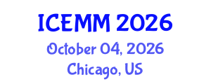 International Conference on Economy, Management and Marketing (ICEMM) October 04, 2026 - Chicago, United States International Conference on Economy, Management and Marketing (ICEMM) October 04, 2026 - Chicago, United States