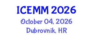 International Conference on Economy, Management and Marketing (ICEMM) October 04, 2026 - Dubrovnik, Croatia International Conference on Economy, Management and Marketing (ICEMM) October 04, 2026 - Dubrovnik, Croatia
