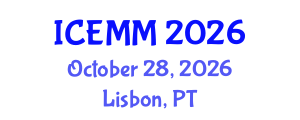 International Conference on Economy, Management and Marketing (ICEMM) October 28, 2026 - Lisbon, Portugal International Conference on Economy, Management and Marketing (ICEMM) October 28, 2026 - Lisbon, Portugal