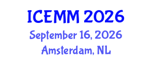 International Conference on Economy, Management and Marketing (ICEMM) September 16, 2026 - Amsterdam, Netherlands International Conference on Economy, Management and Marketing (ICEMM) September 16, 2026 - Amsterdam, Netherlands